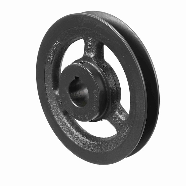 1 Groove Cast Iron Fhp - Finished Bore Sheave, BK65X 1 1/8